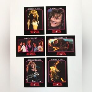 MegaMetal Mega Metal 1991 Robert Plant Card Set Lot